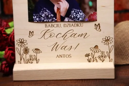 RAMKA DLA DZIADKA I BABCI Prezent na Dzień Dziadka i Dzień Babci GRAWER na Arena.pl