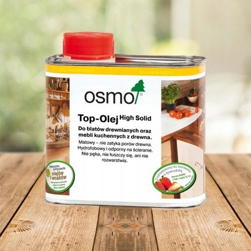TOP OLEJ do blatów OSMO 3058 BEZBARWNY MATOWY 0,5 L na Arena.pl