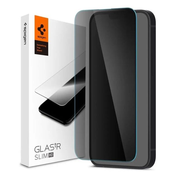 Szkło hartowane Spigen do iPhone 13/Pro, do etui zdjęcie 3