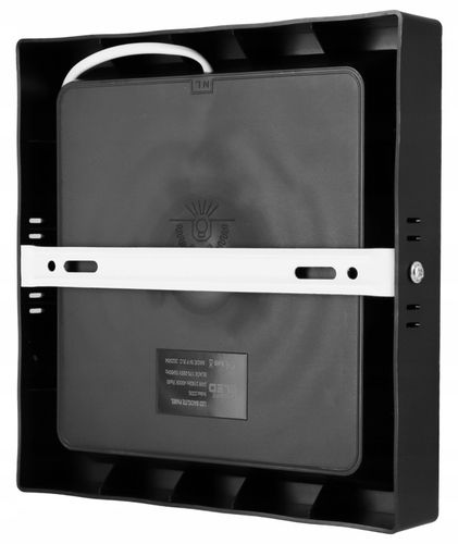 Panel Plafon Sufitowy LED Natynkowy Kwadrat Czarny 24W Nie Mruga CCD na Arena.pl