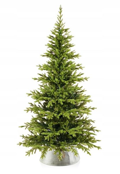 Osłonka choinkowa 40 cm, Srebrna zdjęcie 3