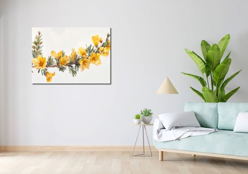 Obraz 100x70cm Żółte Kwiaty na Arena.pl