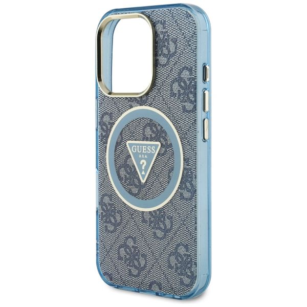 Etui Guess do iPhone 16 Pro Max, Niebieski, MagSafe zdjęcie 6