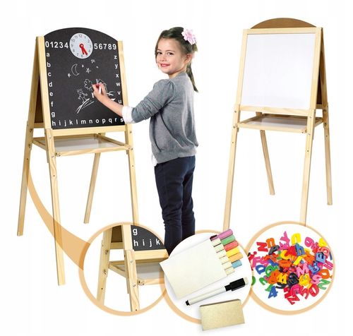 Edukacyjna Tablica magnetyczna dwustronna 109 cm na Arena.pl