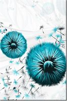 80CM 120 OBRAZ TURKUSOWE DMUCHAWCE ŚCIENNY