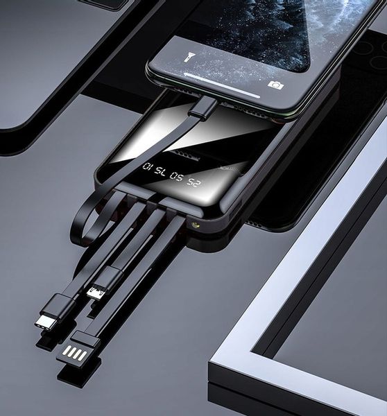 POWER BANK ŁADOWARKA 2,1A 4x KABLE 10000 mAh zdjęcie 9