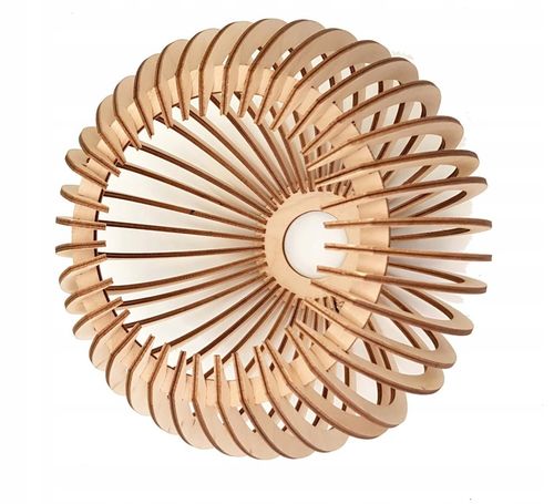 Klosz DREWNIANY do lamp na E27 LOFT KULA 40 drewno na Arena.pl