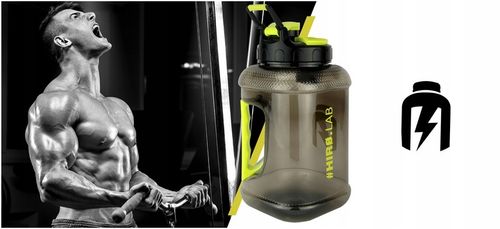 WATER JUG NA WODĘ BIDON BUTELKA Z MIARKĄ 1,89l WBUDOWANY POJEMNIK hiro na Arena.pl