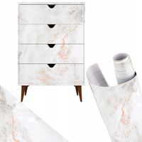 Okleina Meblowa Samoprzylepna Folia Marmur na Meble Blat Drzwi PCV