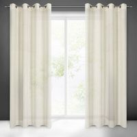 Zasłona na przelotkach w stylu eko DIANA 140X250 naturalna