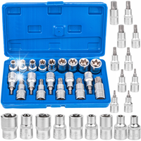 ZESTAW KLUCZY NASADEK NASADKI KLUCZE E-TORX 19 EL