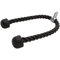 PLATINUM FITNESS SZNUR LINA UCHWYT, DO WYCIĄGU, ATLASU TRICEPS 85 CM