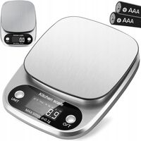 PRECYZYJNA WAGA KUCHENNA 5000g I 0,1g WYŚWIETLACZ LCD JUBILERSKA BATERIE