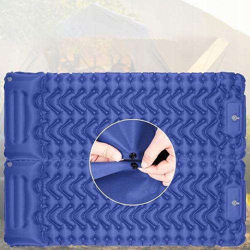 MATA SAMOPOMPUJĄCA MATERAC KARIMATA TURYSTYCZNA Z PODUSZKĄ NAMIOT KEMPINGU na Arena.pl