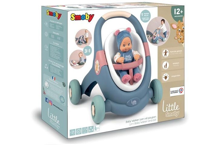 SMOBY Little chodzik 3w1 z lalką 140308 zdjęcie 1