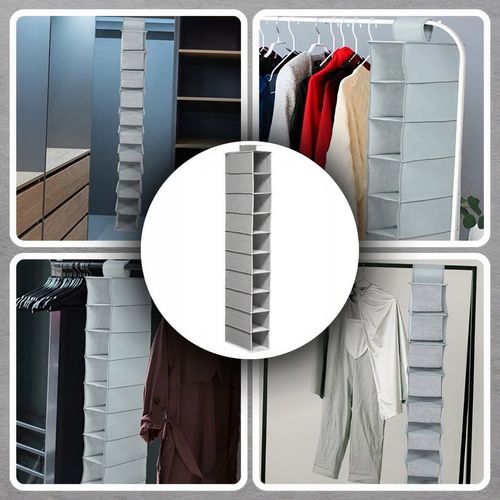 ORGANIZER WISZĄCY DO SZAFY WIESZAK 10 PÓŁEK REGAŁ na Arena.pl