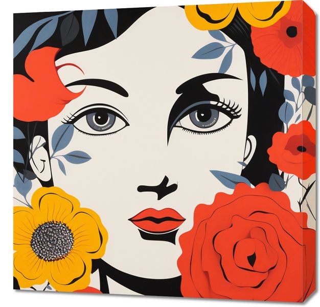 Obraz 60x60cm Kwiatowa Aura zdjęcie 1
