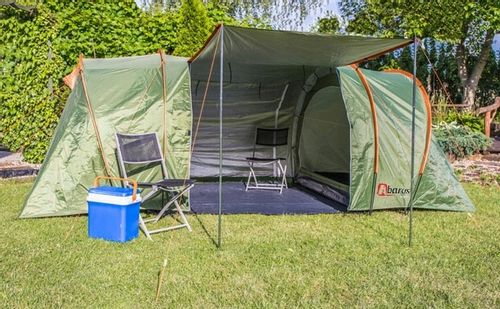 Namiot 4 Osobowy 2 sypialnie Przedsionek Tropik 3000mm Turystyczny na Arena.pl