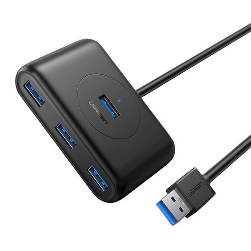hub ugreen cr113 usb do 4x usb 3.0 5gbps, 1m (czarny) na Arena.pl