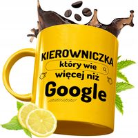 Złoty Kubek Premium Dla Kierowniczki Prezent Z Nadrukiem Ze Zdjęciem