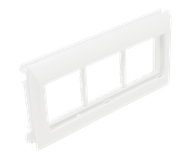 Efapel adapter potrójny do kanałów kablowych biały 10954 ABR