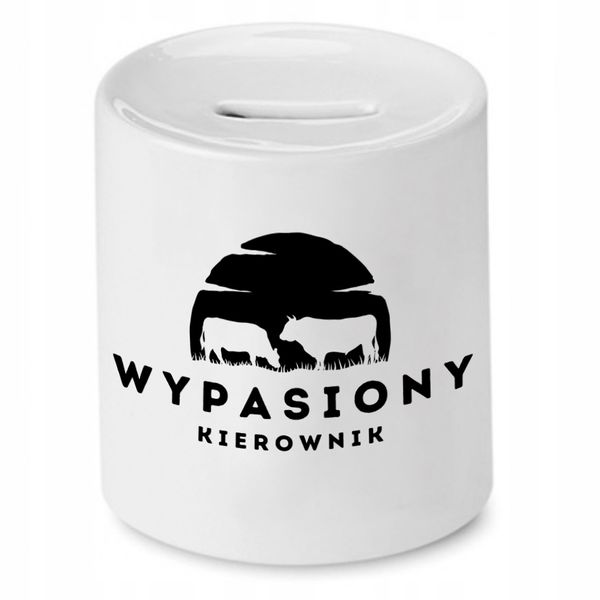 Skarbonka Dla Kierownika Wypasiony Kierownik Z Nadrukiem Ze Zdjęciem zdjęcie 1