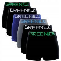 6x BOKSERKI MĘSKIE BAWEŁNA 70% MAJTKI ELASTYCZNE BEZSZWOWE GREENICE M/L
