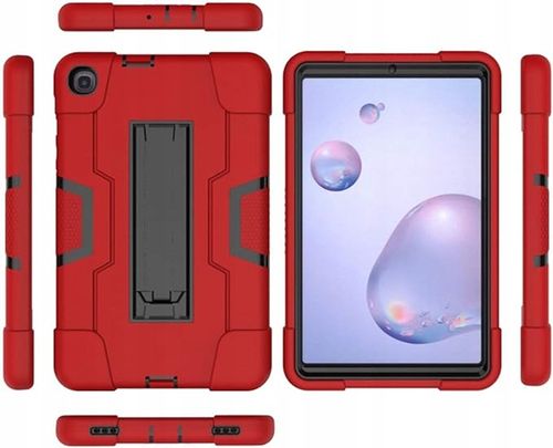 Pancerne Etui z Podstawką do Samsung Galaxy Tab A 8.4 2020 Czerwone na Arena.pl