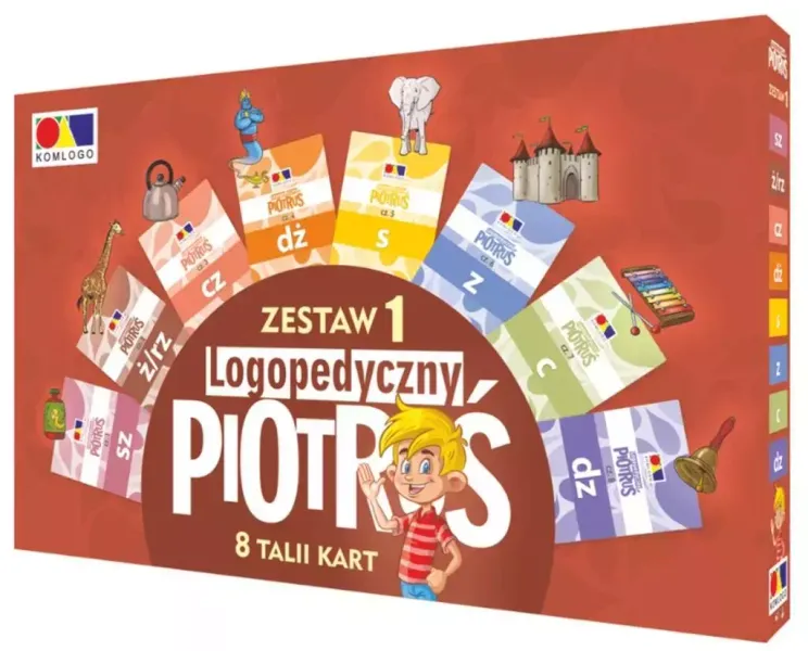 Logopedyczny Piotruś. Zestaw 1 zdjęcie 1