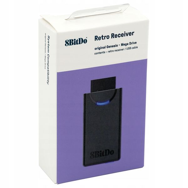 Adapter 8BITDO Retro Receiver do SEGA Genesis & Mega Drive Czarny zdjęcie 3