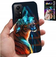 ETUI DO XIAOMI NOTE 12S 4G - TYGRYS MĘSKIE WZORY NA OBUDOWĘ, CASE