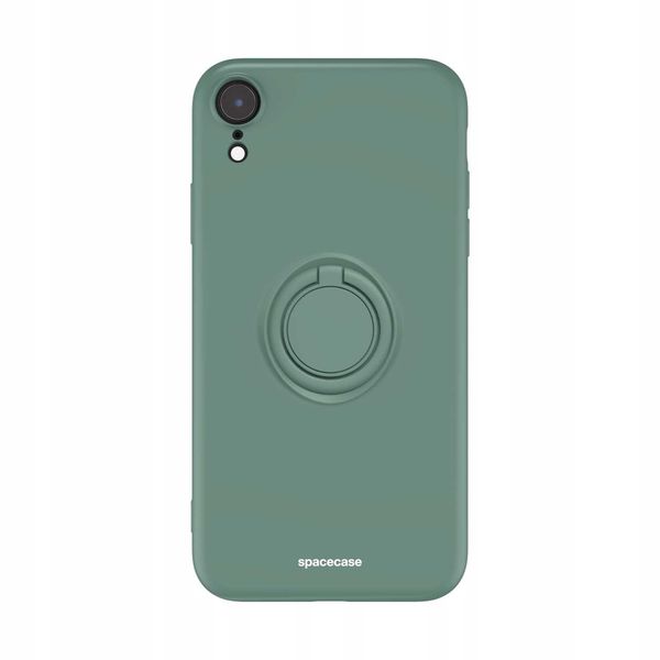 Spacecase Silicone Ring Iphone Xr Dark Green zdjęcie 7