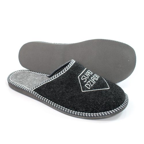 KAPCIE SUPER DZIADEK FILCOWE CIEPŁE DZIEŃ DZIADKA r.43 na Arena.pl