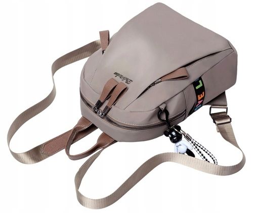 Wodoodporny Plecak elegancki miejski na ramię boho  T42_Szary na Arena.pl