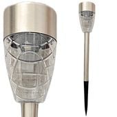 LAMPA SOLARNA 5,5X39,5CM PRYZMAT INOX