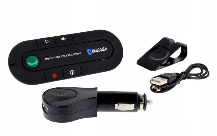 ZESTAW GŁOŚNOMÓWIĄCY SAMOCHODOWY BLUETOOTH 5.0 EDR zdjęcie 6