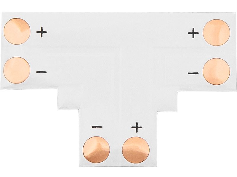 Konektor do taśm LED typu T 10mm 2pin zdjęcie 1