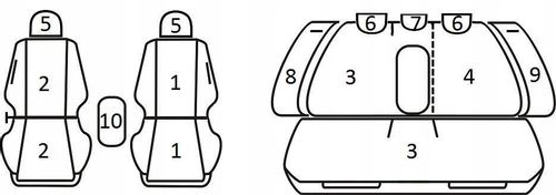Pokrowce miarowe do VW Passat B6 (2005-2010) sedan na Arena.pl