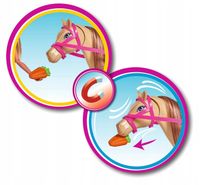 DUŻY ZESTAW LALKA STEFFI DŻOKIEJKA KOŃ PORUSZAJĄCY GŁOWĄ JAZDA KONNA AKCES.