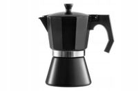 KAWIARKA ALUMINIOWA DO PARZENIA KAWY DO ESPRESSO CZARNA 300 ml