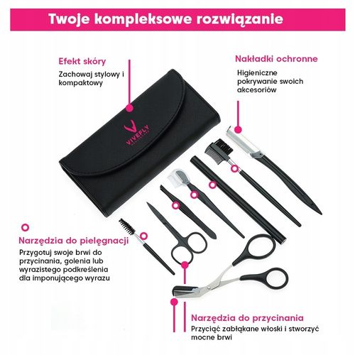 11-elementowy zestaw do Brwi BellaSolve na Arena.pl
