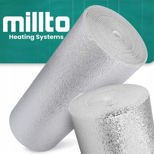 Ekran Zagrzejnikowy Mata Aluminiowa 10m Pianka Izolacyjna Odbijająca Cie GO na Arena.pl