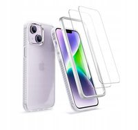 ZESTAW ETUI BEZBARWNE + 2 SZKŁA HARTOWANE DO APPLE IPHONE 14 UNBREAKCABLE