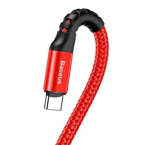 Kabel sprężynowy USB-C Baseus Spring 1m 2A (czerwony) na Arena.pl