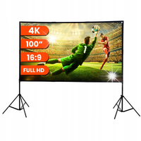 Ekran projekcyjny EXTRALINK Foldable Projection Screen PSF-100 220x125