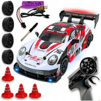 SAMOCHÓD DO DRIFTU ZDALNIE STEROWANY WYŚCIGÓWKA RC AUTO DRIFT PILOT LED 4x4