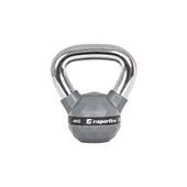 Hantla kettlebell gumowana PU 4 kg Insportline