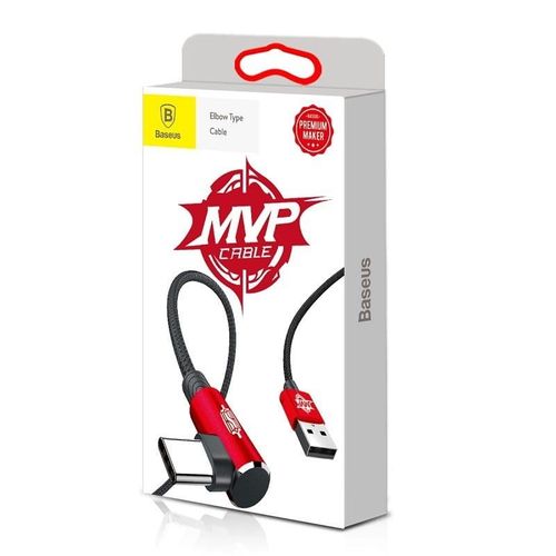 Kabel Baseus USB Type-C MVP 1m 2A - czerwony na Arena.pl