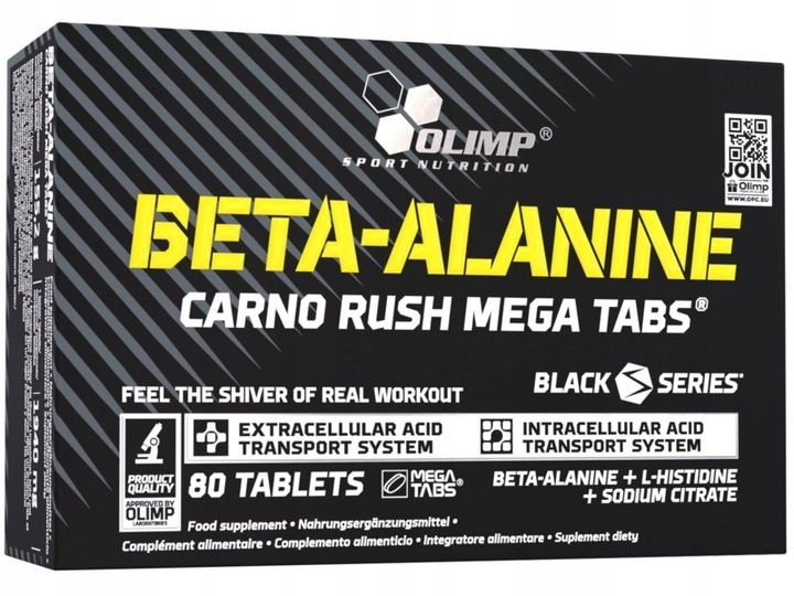 Aminokwasy Beta-alanina OLIMP Carno Rush Mega Tabs (80 tabletek) zdjęcie 1