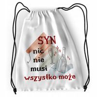 Plecak Dla Syna Sportowy Szkolny Worek Torba Z Nadrukiem Ze Zdjęciem